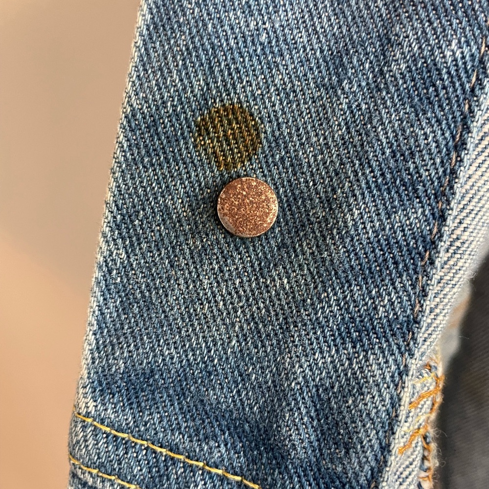 Vintage Lee Denim Trucker Jacket 40L - Picture 15 of 16